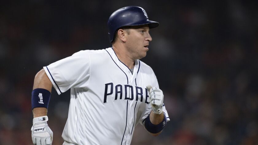 Padres notes: A.J. Ellis wants to keep playing; finding room for ...